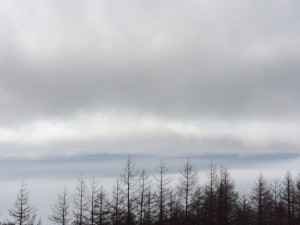 富士山四合目の雲海