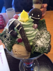 都路里の抹茶パフェ